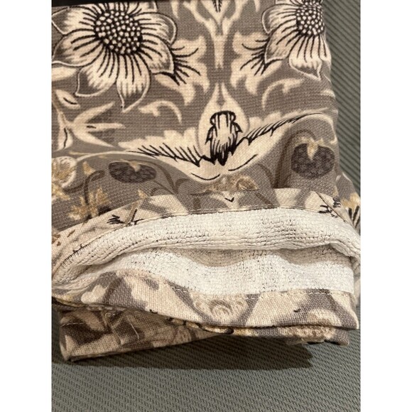 William Morris & Co Kitchen Dish Towels Strawberry Thief Putty Cotton Set of 3 - Picture 9 of 11